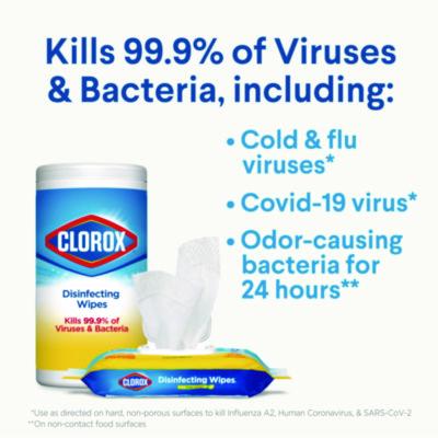 Disinfecting Wipes, Cleaning Wipes, 1-Ply, 7 x 8, Fresh Scent/Citrus Blend, 35/Canister, 3/Pack, 5 Packs/Carton