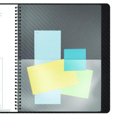 Contemporary Monthly Planner, Premium Paper, 11 x 9, Graphite Cover, 12-Month (Jan to Dec): 2025