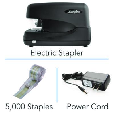 STAPLER,ELEC,H/DY,BK