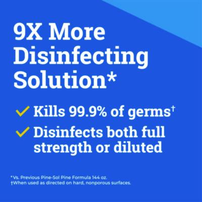 CloroxPro Multi-Surface Cleaner Disinfectant Concentrated, Original Pine Scent, 80 oz Bottle, 3/Carton