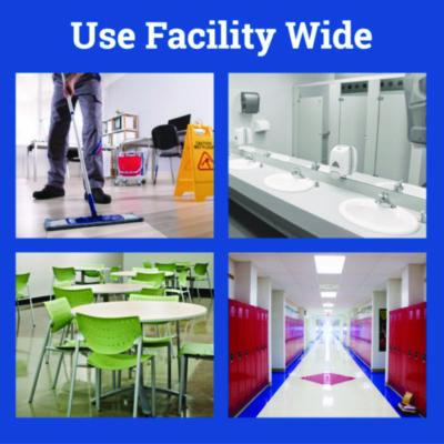 CloroxPro Multi-Surface Cleaner Concentrated, Lavender Clean Scent, 80 oz Bottle, 3/Carton