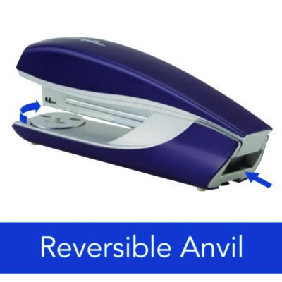 Nexxt Series Style Metal Stapler, 40-Sheet Capacity, Blue