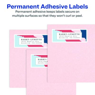 White Shipping Labels-Bulk Packs, Inkjet/Laser Printers, 2 x 4, White, 10/Sheet, 250 Sheets/Box