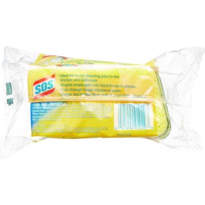 Heavy Duty Scrubber Sponge, 2.5 x 4.5, 0.9