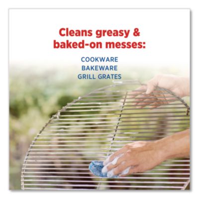 Steel Wool Soap Pad, Steel, 4/Box, 24 Boxes/Carton