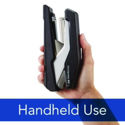 Omnipress So60 Heavy-Duty Full Strip Stapler, 60-Sheet Capacity, Black/gray