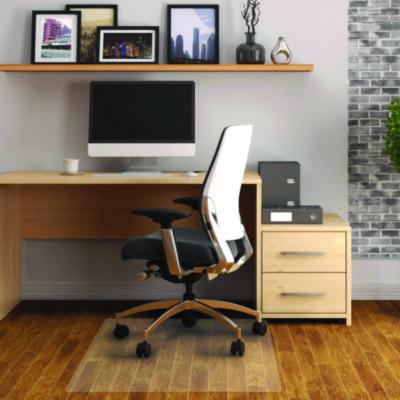 Cleartex Advantagemat Phthalate Free PVC Chair Mat for Hard Floors, 36