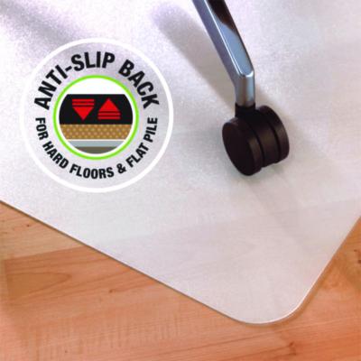 Cleartex Polypropylene Anti-Slip Foldable Chair Mat for Hard Floors, 35
