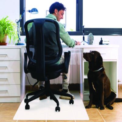 Cleartex Polypropylene Anti-Slip Foldable Chair Mat for Hard Floors, 45
