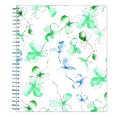 Blue Sky Lindley Monthly Planner, Floral Artwork, 10 x 8, White/Blue/Green Cover, 12-Month (Jan to Dec): 2025 (BLS101582) BLS101582