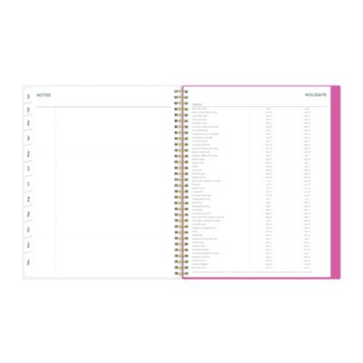 Fly By Frosted Weekly/Monthly Planner, Butterflies Artwork, 11 x 8.5, Blush/Pink Cover, 12-Month (Jan to Dec): 2025