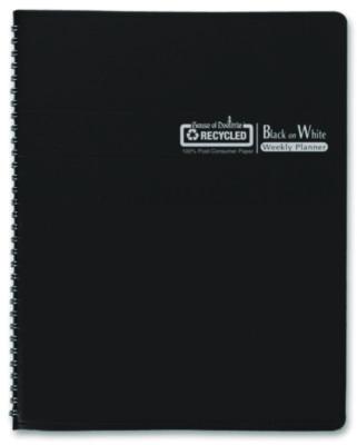 Black-on-White Photo Weekly Appointment Book, Landscape Photography, 11 x 8.5, Black Cover, 12-Month (Jan to Dec): 2025