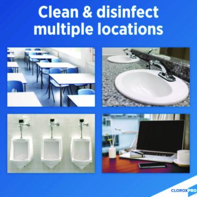CloroxPro Clean-Up Disinfectant Cleaner with Bleach, 128 oz Refill Bottle, 4/Carton