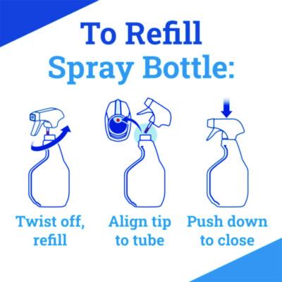 CloroxPro Disinfecting Instant Mold and Mildew Remover, 32 oz Smart Tube Spray, 9/Carton