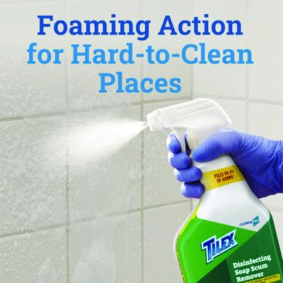 CloroxPro Disinfecting Soap Scum Remover Spray, 32 oz Smart Tube Spray