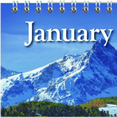 Scenic Monthly Wall Calendar, Landscape Photography, 12 x 17, White/Multicolor Sheets, 12-Month (Jan to Dec): 2025