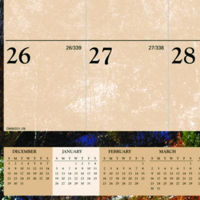 Scenic Monthly Wall Calendar, Landscape Photography, 15.5 x 22.75, White/Multicolor Sheets, 12-Month (Jan-Dec): 2025