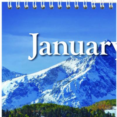 Scenic Monthly Wall Calendar, Landscape Photography, 15.5 x 22.75, White/Multicolor Sheets, 12-Month (Jan-Dec): 2025