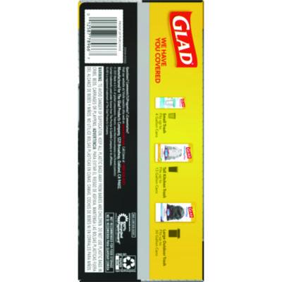 Guaranteed Strong Large Drawstring Trash Bags, Three-Ply, 30 gal, 1.05 mil, 30 x 33, Black, 28 Bags/Box, 6 Boxes/Carton