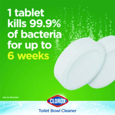 Ultra Clean Toilet Tablets Bleach, 3.5 oz Tablet, 2/Pack, 6 Packs/Carton