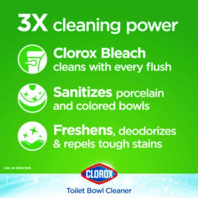 Ultra Clean Toilet Tablets Bleach, 3.5 oz Tablet, 2/Pack