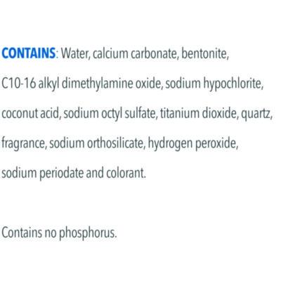 Bleach Cream Cleanser, Fresh Scent, 32 oz Bottle, 8/Carton