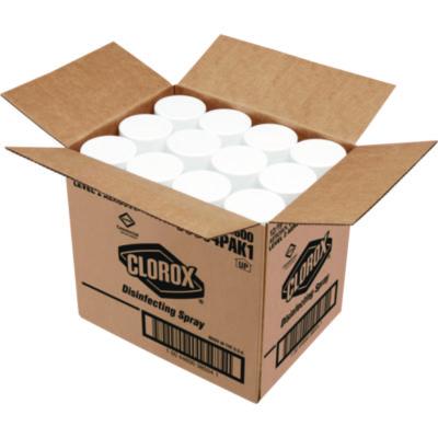 Disinfecting Spray, Fresh, 19 oz Aerosol Spray, 12/Carton