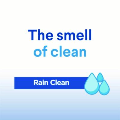 Clean-Up Multi-Surface Cleaner with Bleach, 32 oz Spray Bottle, Rain Clean Scent, 9/Carton
