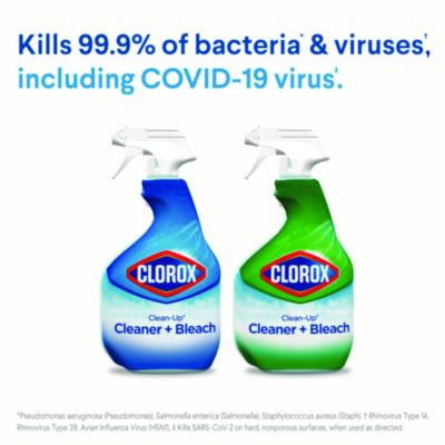 Clean-Up Multi-Surface Cleaner with Bleach, Original, 32 oz Spray Bottle, 9/Carton