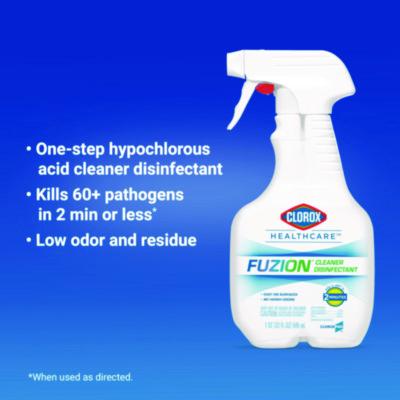 Fuzion Cleaner Disinfectant, 32 oz Spray Bottle