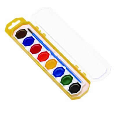 Washable Watercolors, 8 Assorted Colors, Palette Tray