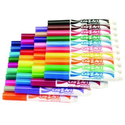 Super Washable Markers, Broad Bullet Tip, Assorted Colors, 40/set