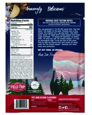 Beef Jerky, Original, 1 Oz Bag, 12 Bags/carton