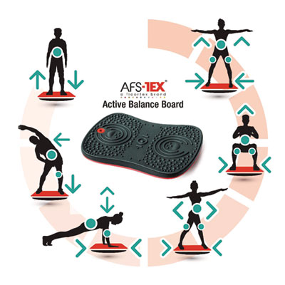 AFS-TEX Active Balance Board, 14 x 20 x 2.5, Black