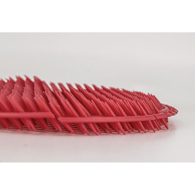 Slant7 with Terminator Urinal Screen, Evergreen Scent, Red, 30/Carton