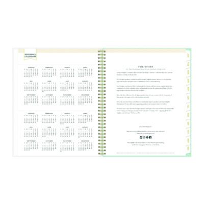 Day Designer Secret Garden Mint Frosted Weekly/Monthly Planner, Floral Artwork, 11 x 8.5, 12-Month (Jan to Dec): 2025