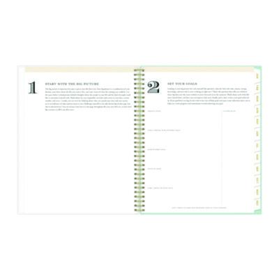 Day Designer Secret Garden Mint Frosted Weekly/Monthly Planner, Floral Artwork, 11 x 8.5, 12-Month (Jan to Dec): 2025