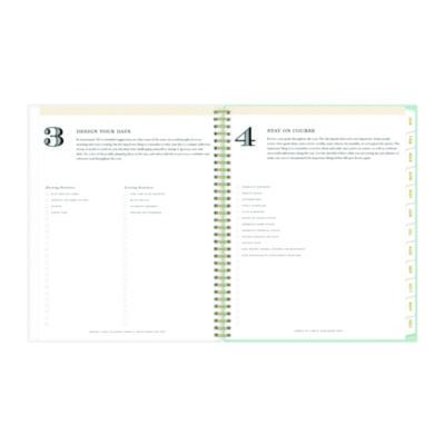Day Designer Secret Garden Mint Frosted Weekly/Monthly Planner, Floral Artwork, 11 x 8.5, 12-Month (Jan to Dec): 2025