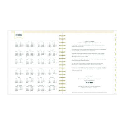 Day Designer Navy Stripe Daily/Monthly Planner, Horizontal Stripe Artwork, 10 x 8, Navy/White Cover, 12-Month (Jan-Dec): 2025