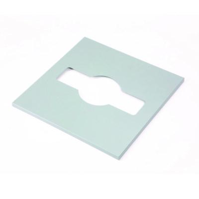 Alpine Industries 29 Gallon Trash/Recycling Cans, Steel, Blue Mixed Recycling Can w/Mixed Lid, Green Compost and Black Trash Cans w/Square Lids (ALH4450BLKKIT19) ALH4450BLKKIT19