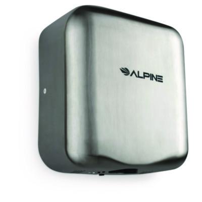 Alpine Industries Hemlock Commercial Automatic 120V Hand Dryer, 6.68 x 11.41 x 12.31, Stainless Steel, Silver (ALHALP40010SSB) ALHALP40010SSB