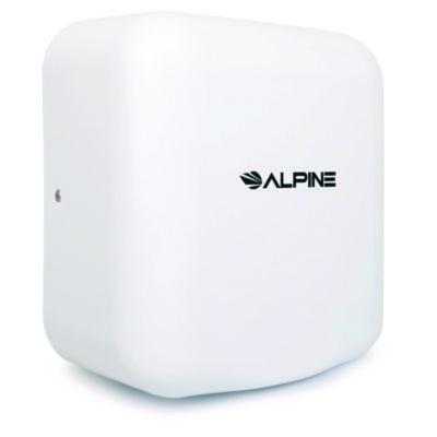 Alpine Industries Hemlock Commercial 220V Automatic Hand Dryer, 6.68 x 11.41 x 12.31, Stainless Steel, White (ALHALP40020WHI) ALHALP40020WHI