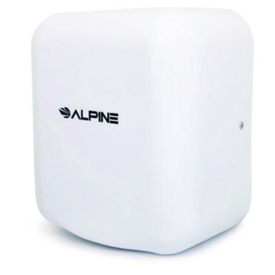 Alpine Industries Hemlock Commercial 220V Automatic Hand Dryer, 6.68 x 11.41 x 12.31, Stainless Steel, White (ALHALP40020WHI) ALHALP40020WHI