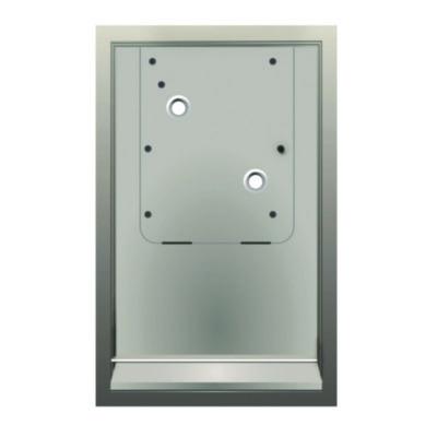 Alpine Industries Hemlock Recess Wall Kit, 3.38 x 16.38 x 26, Stainless Steel (ALHALP400RECESS) ALHALP400RECESS