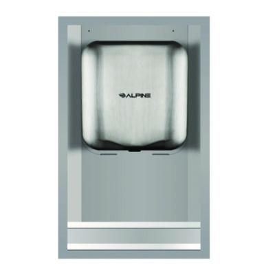 Alpine Industries Hemlock Recess Wall Kit, 3.38 x 16.38 x 26, Stainless Steel (ALHALP400RECESS) ALHALP400RECESS