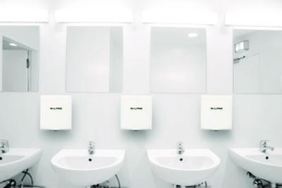 Alpine Industries Willow Commercial 120V Automatic Hand Dryer, 3.93 x 11.25 x 12.63, Stainless Steel, White (ALHALP40510WHI) ALHALP40510WHI