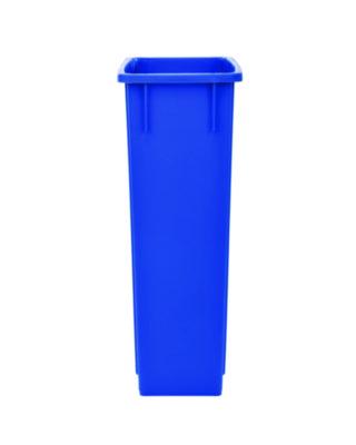 Alpine Industries Slim 23 Gallon Recycling Bin, Plastic, Blue (ALH477RBLU) ALH477RBLU