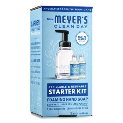 Foaming Hand Soap Concentrate Starter Kit, Rain Water, (2) 2 oz Refill Bottles, 10 oz Dispenser Bottle