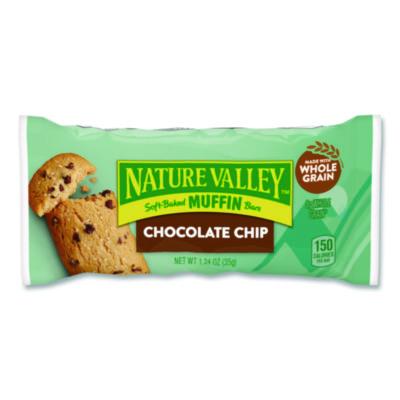 Chocolate Chip Soft-Baked Muffin Bar, 1.24 oz Bar, 12/Box