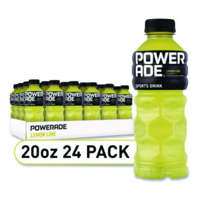 Sports Drink, Lemon Lime, 20 oz Bottle, 24/Pack